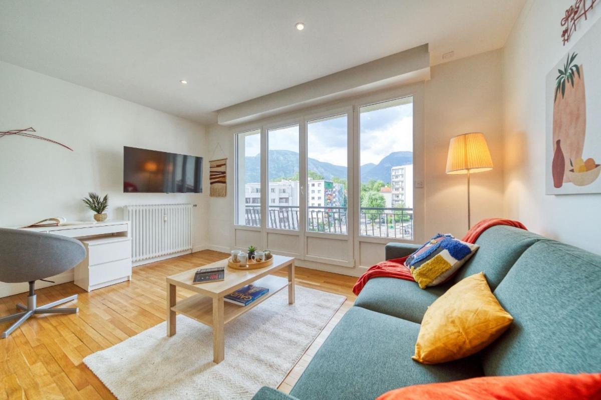 Le Joli Stade, Appartement Avec Magnifique Vue, Grenoble, Rhone Alpes Kültér fotó